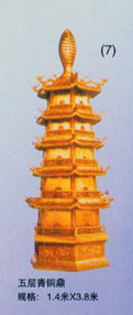 五層青銅鼎