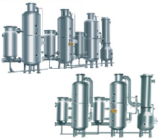 ①ZNS3-500-5000型新型三效節(jié)能蒸發(fā)濃縮器