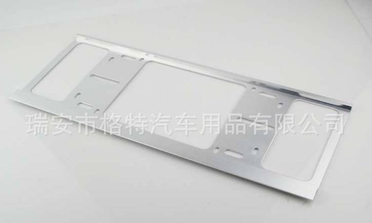 廠家供應(yīng)鎂合金萬能車牌架 新交規(guī)牌照框車牌框 車牌架汽車牌照框