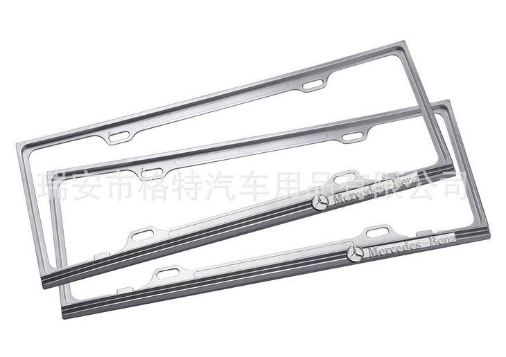 鋅合金車(chē)牌架 專(zhuān)車(chē)專(zhuān)用車(chē)牌框 帶標(biāo)牌照框