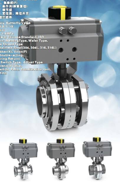 氣動衛(wèi)生級蝶閥