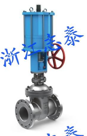 氣動(dòng)法蘭連接閘閥