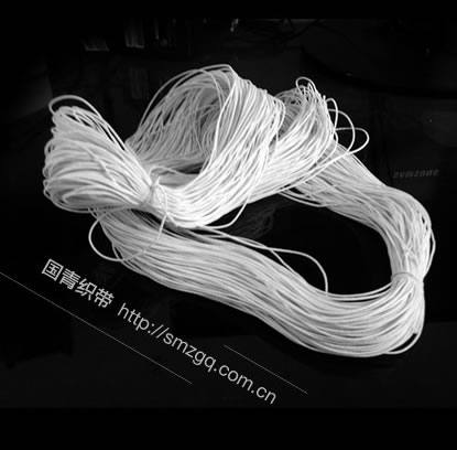 織帶廠家批發(fā)進(jìn)口圓松緊繩 1.2mm 各種顏色 穿佛珠線， 掛牌繩