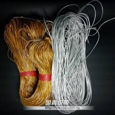 廠家批發(fā) 供應(yīng)金銀松緊線 1.2mm 金色 銀色，吊牌，飾品用繩