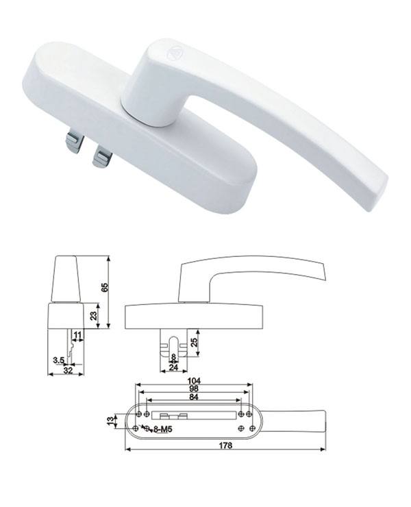 弧形大把執(zhí)手