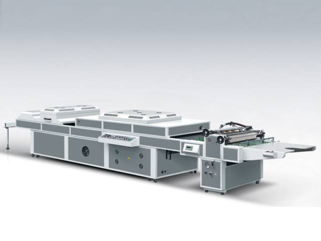 XGSG-1200B型UV厚薄紙三輥單機(jī)頭全面上光機(jī)