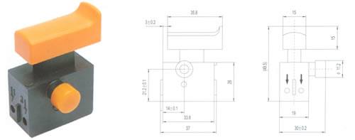QH04-02按扭開(kāi)關(guān) 電動(dòng)工具開(kāi)關(guān)