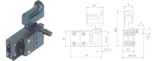 QH08-01按扭開關(guān) 電動(dòng)工具開關(guān)