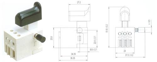 QH10-01按扭開關(guān) 電動(dòng)工具開關(guān)