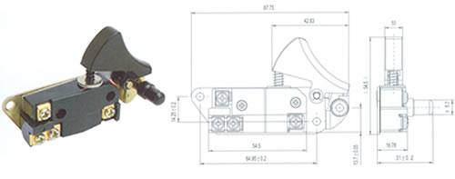 QH12-01按扭開(kāi)關(guān) 電動(dòng)工具開(kāi)關(guān)