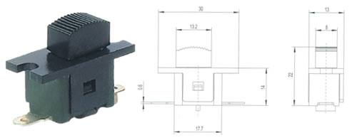 QH24-04推拉開關(guān) 電動工具開關(guān)