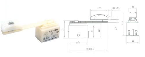 QH26-02推拉開關(guān) 電動(dòng)工具開關(guān)