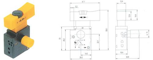 QH31-04交流調(diào)速開關(guān) 電動(dòng)工具開關(guān)