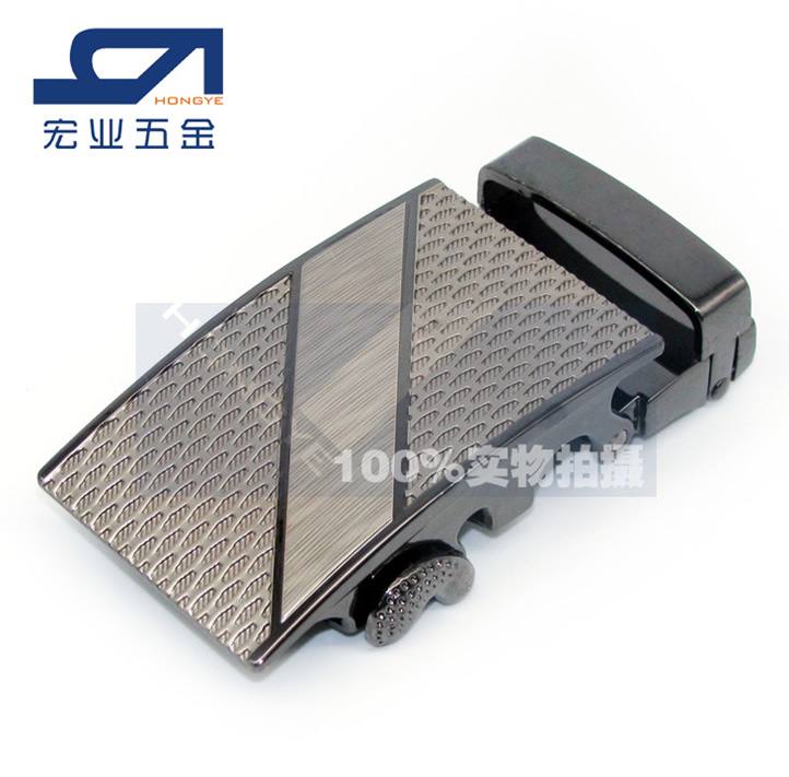皮帶扣 激光自動(dòng)扣 皮帶頭 鋅合金 宏業(yè) 腰帶頭 單斜紋