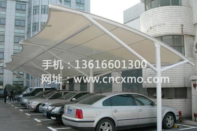 車棚、膜結構停車棚013