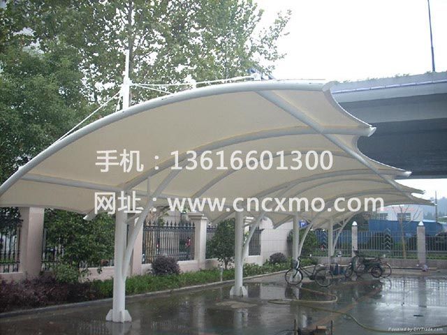 車棚、膜結(jié)構(gòu)停車棚008