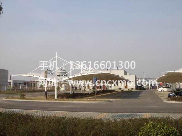 車棚、膜結(jié)構(gòu)停車棚001