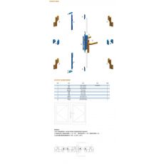 多點(diǎn)對(duì)開門鎖 門窗配件