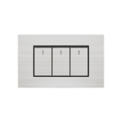 F8-004 小三位開關 開關插座