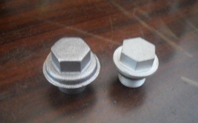 六角法蘭螺母件熱鍛，紅沖，鍛造加工 