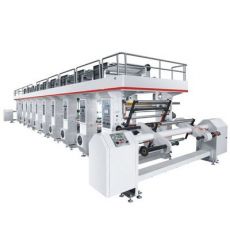 高速電腦套色凹版印刷機，印刷薄膜、紙張等卷材