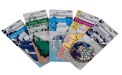 出口香片 OEM香卡 汽車(chē)清新片 紙香片 骰子香片