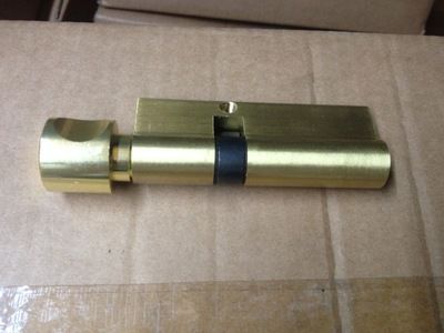 室內(nèi)插芯門(mén)銅鎖/ 執(zhí)手鎖芯 鋁旋鈕 80MM單開(kāi) 30T+50 鎖頭