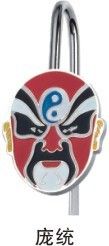 金屬書簽 龐統(tǒng)書簽 特色中國風(fēng)書簽