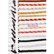 38cm長 5.0mm粗 滌綸三股繩 帶繩線 手提繩 帶子 繩子