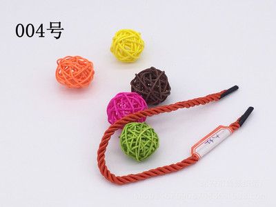 004號大紅三股繩、手提袋繩子 三股扭繩