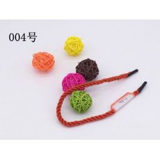 004號大紅三股繩、手提袋繩子 三股扭繩