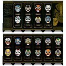 漆器仿古小屏風 023 京劇面譜 中國特色 外事商務(wù)禮品