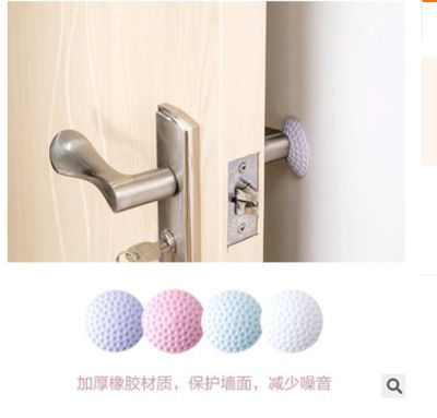 加厚墻面防撞墊門后靜音防碰墊門把手門鎖防護(hù)墊橡膠防震墊