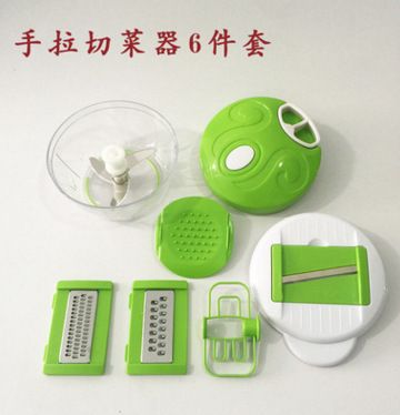 手拉式切菜器廚房多功能家用切菜機(jī)絞菜機(jī)絞餡機(jī)