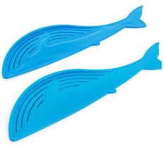 鯨魚(yú)造型手柄式濾水架 淘米器 創(chuàng)意廚房小工具 清洗擋水架