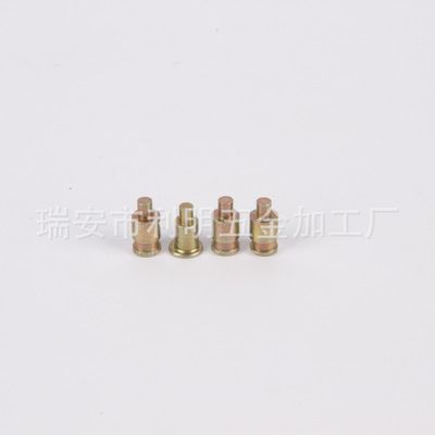 臺階鉚釘 鍍彩鋅非標(biāo)鉚釘 臺階鐵鉚釘平圓頭