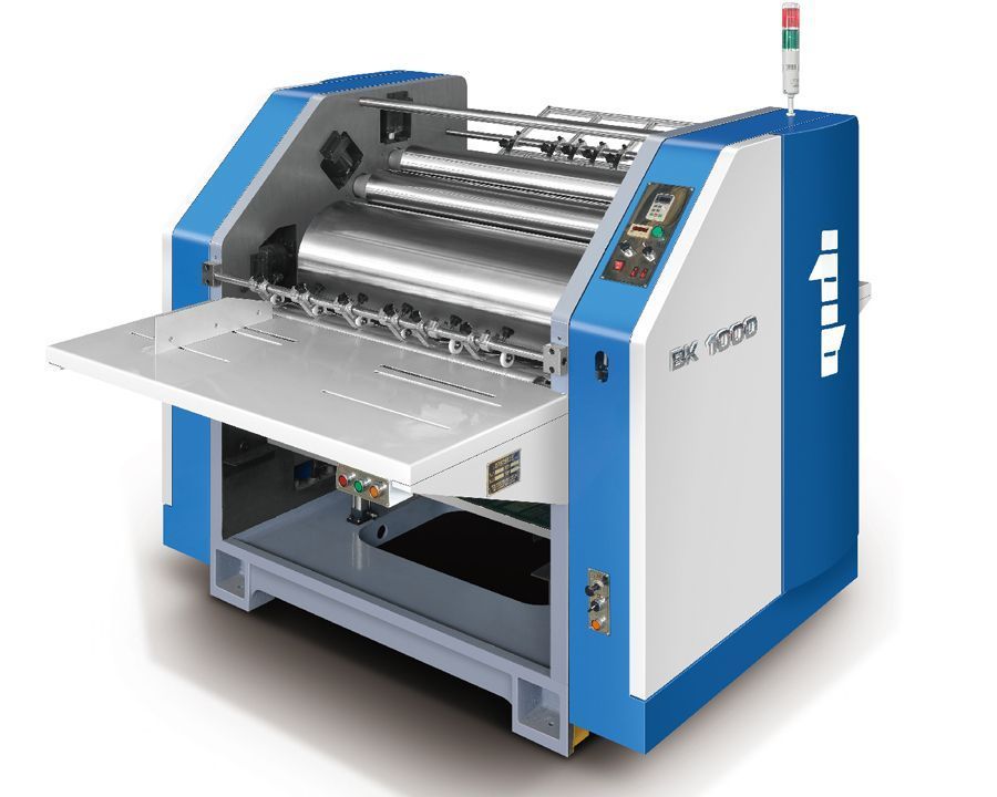 BK-1000/1100半自動(dòng)卡紙裱合機(jī)